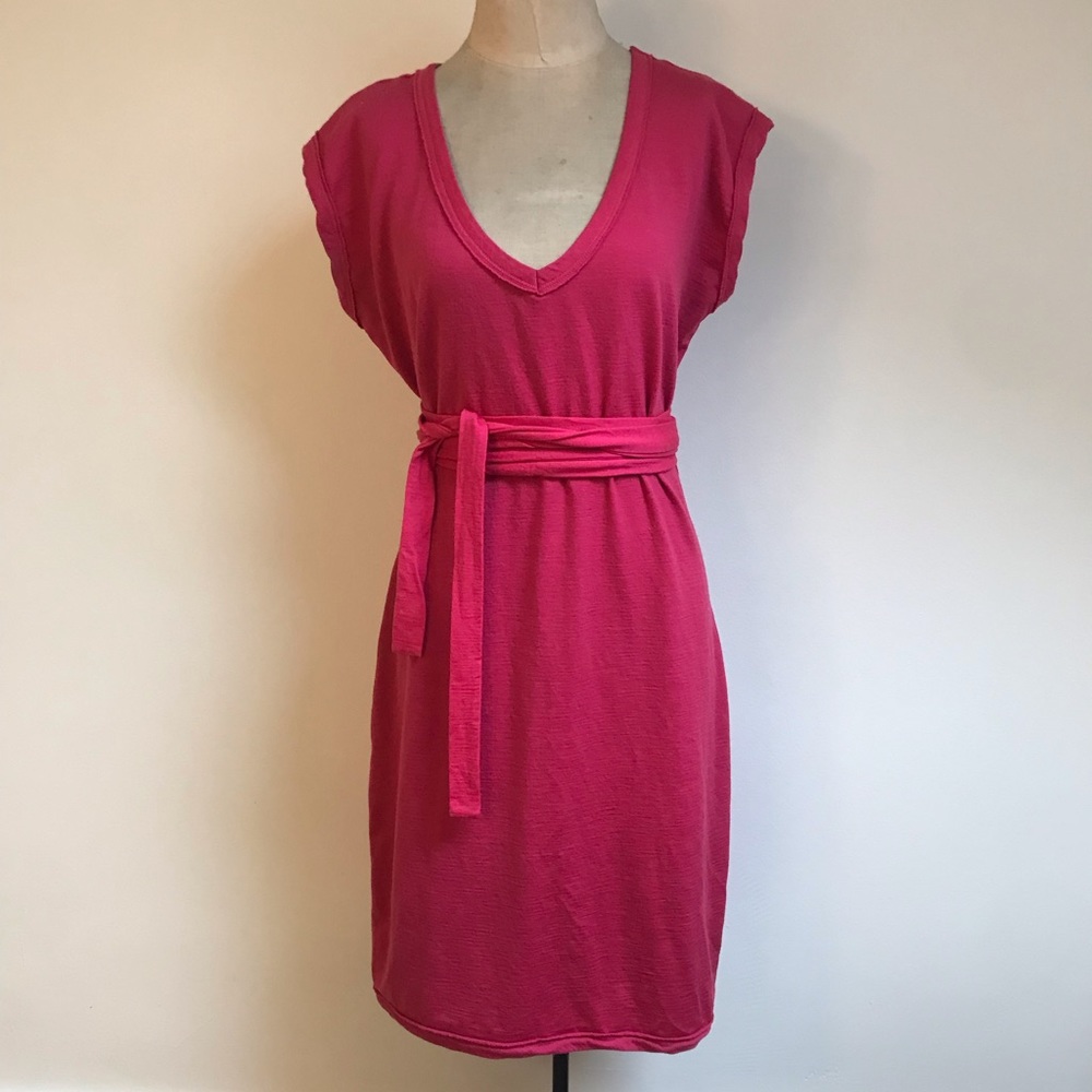 Icebreaker Villa merino wool tie t shirt dress